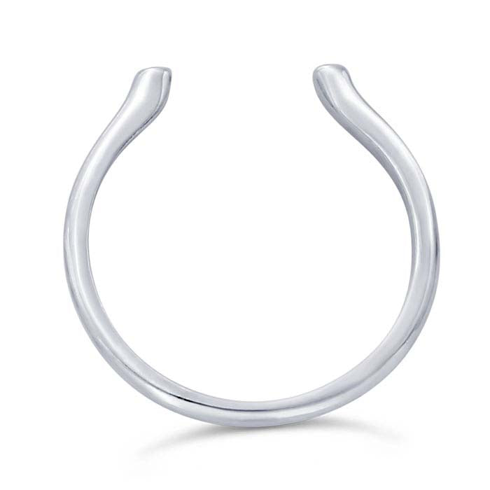 Sterling Silver Ring Shank with Pads