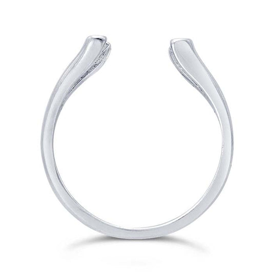 Sterling Silver Triple-Split Ring Shank with Pads