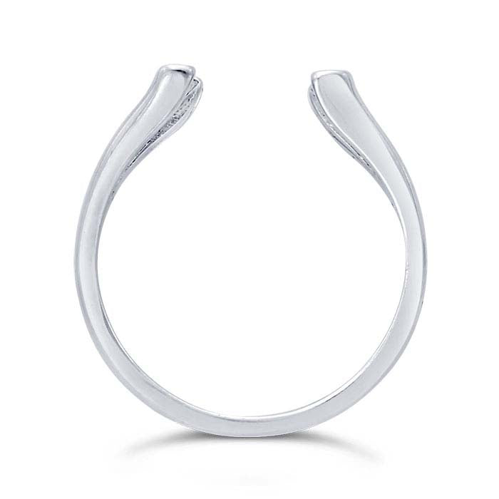 Sterling Silver Triple-Split Ring Shank with Pads