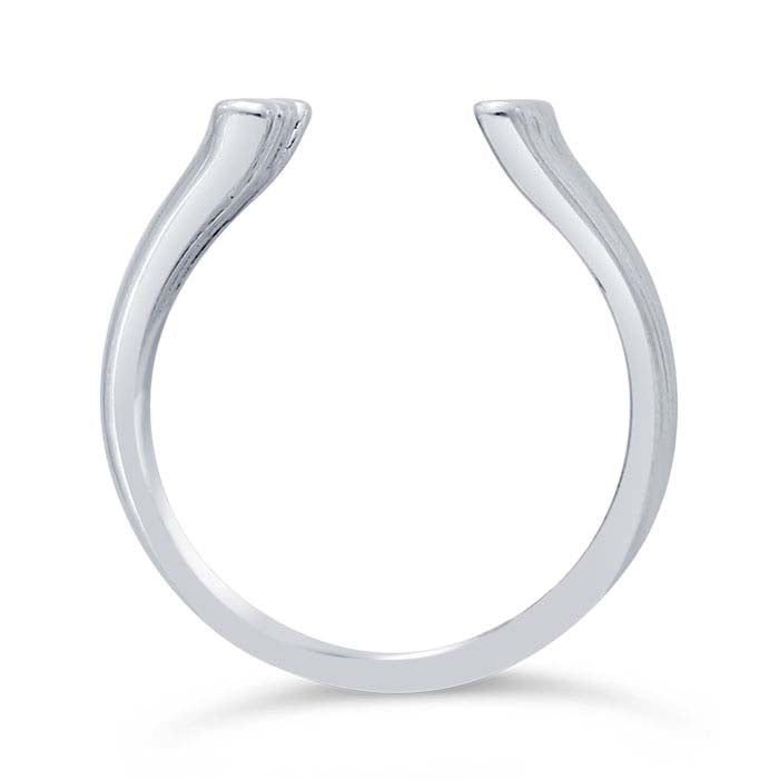 Sterling Silver Quad-Split Ring Shank with Pads