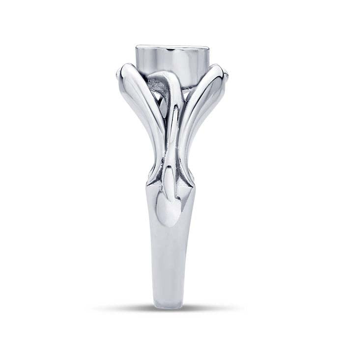 Sterling Silver Filigree 5mm Round Ring Mounting