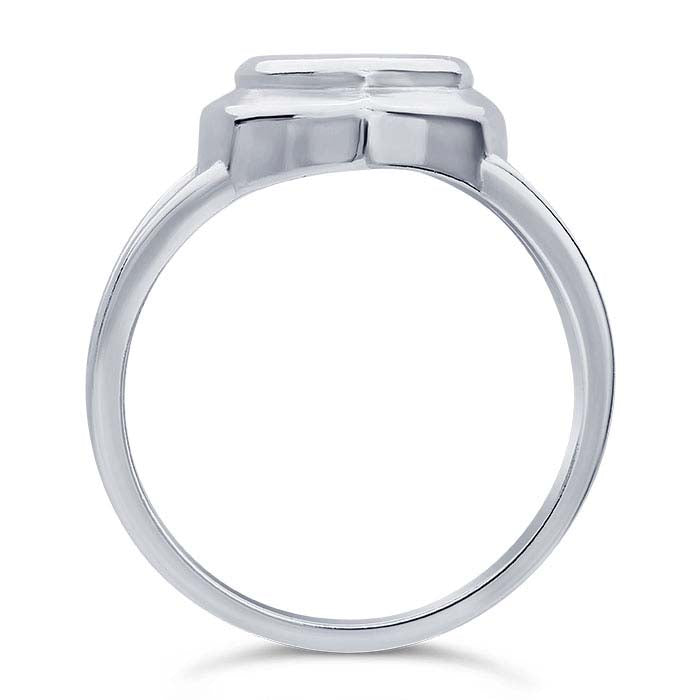 Sterling Silver 10 x 7mm Pear Cabochon Ring Mounting