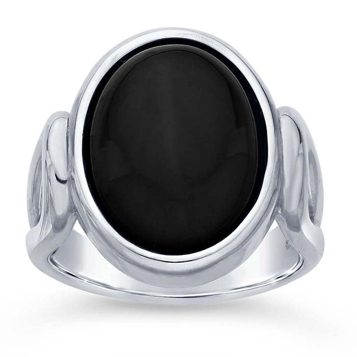 Sterling Silver Split Shank 16 x 12mm Oval Cabochon Ring Mounting