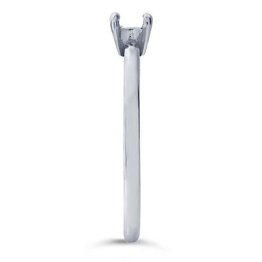 Sterling Silver ReadySet™ 4mm Round Ring Mounting