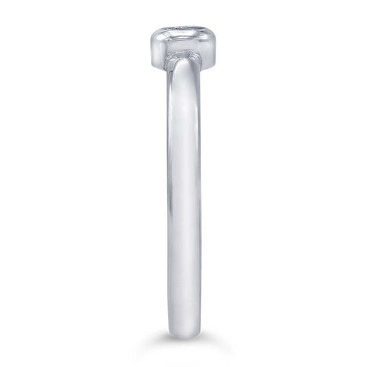 Sterling Silver 3mm Round Ring Mounting
