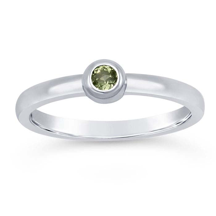 Sterling Silver 3mm Round Ring Mounting