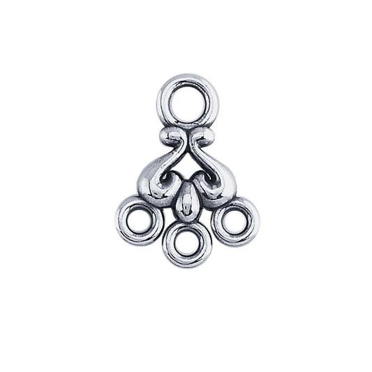 Sterling Silver Filigree Component