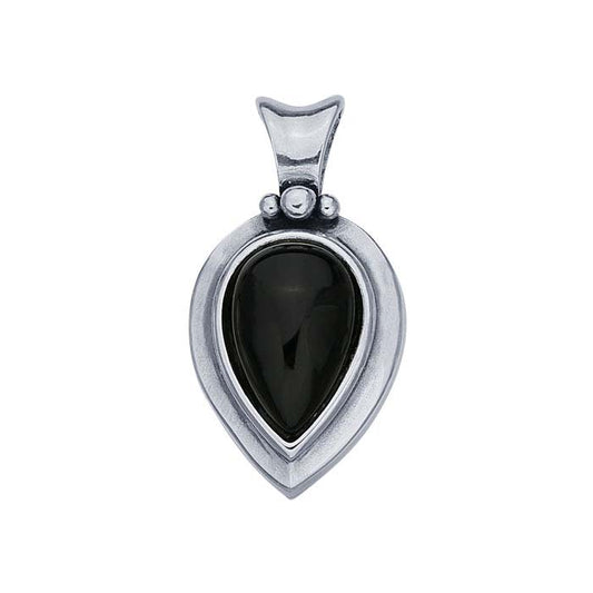 Sterling Silver 15 x 10mm Pear Pendant Mounting
