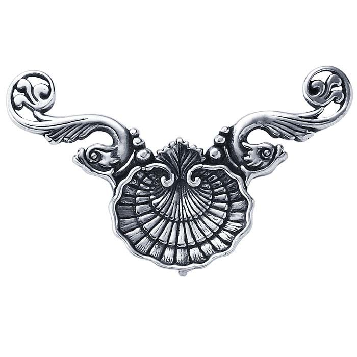 Sterling Silver Seashell Festoon Pendant