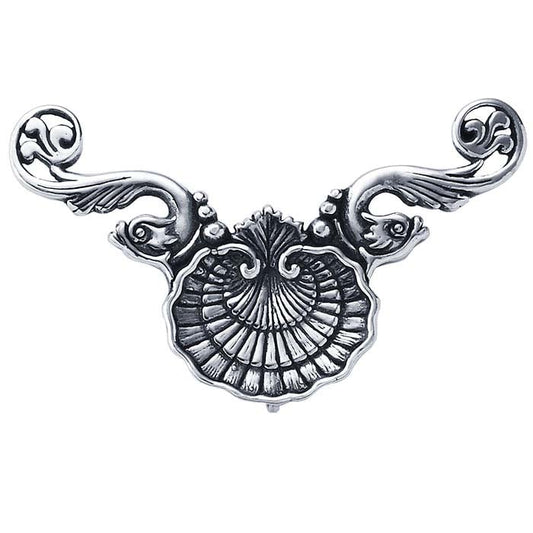Sterling Silver Seashell Festoon Pendant