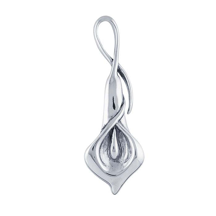 Sterling Silver Calla Lily Pendant