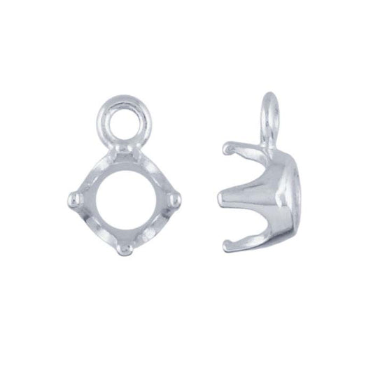 ReadySet™ Sterling Silver 5mm Round Component Mounting