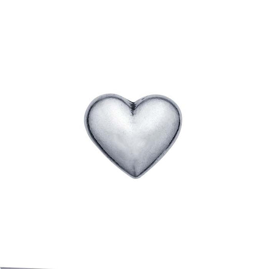 Sterling Silver Petite Heart Component for Floating Glass Lockets