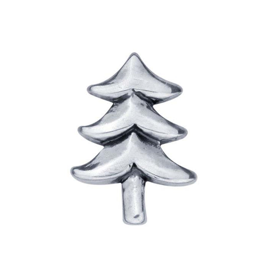 Sterling Silver Christmas Tree Component for Floating Glass Lockets