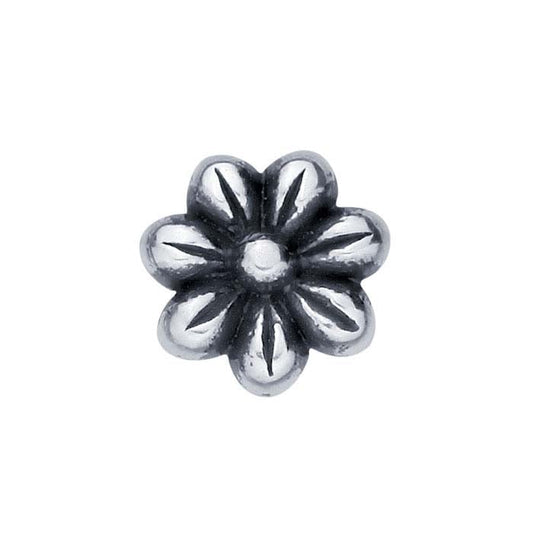 Sterling Silver Flower Component for Floating Glass Lockets