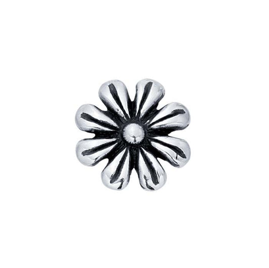 Sterling Silver Flower Component for Floating Glass Lockets