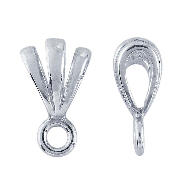 Sterling Silver Triple-Loop Bail with Ring
