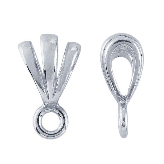 Sterling Silver Triple-Loop Bail with Ring