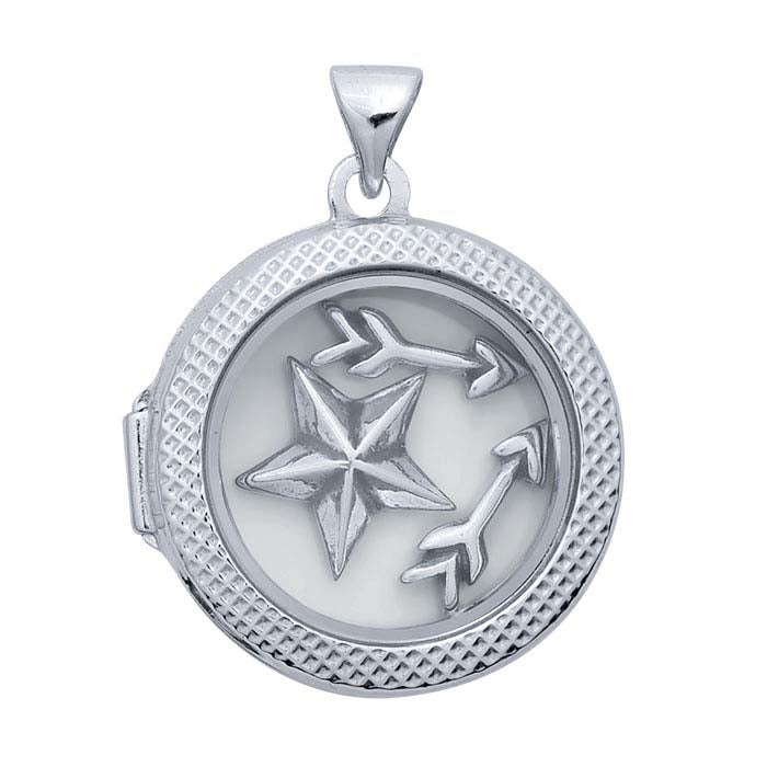 Sterling Silver Star Charm for Floating Glass Lockets