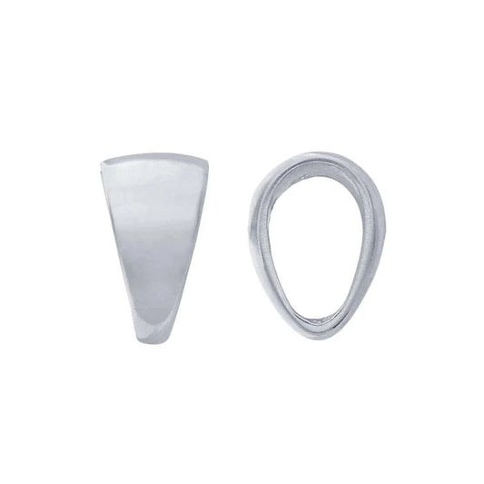 Sterling Silver Narrow Tapered Solder-On Pendant Bail