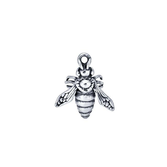 Sterling Silver 3D Honey Bee Charm