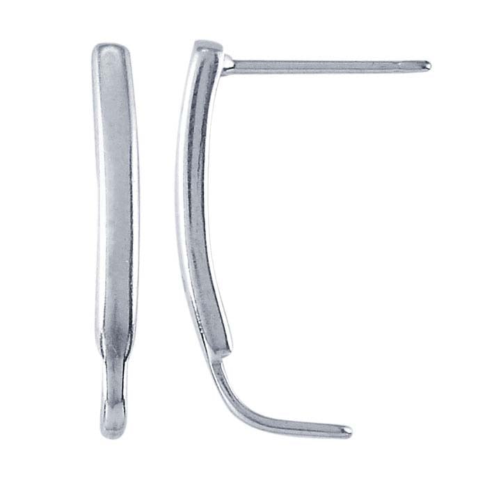 Sterling Silver Post Earring with Hook