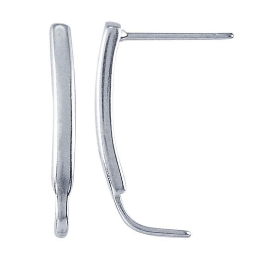Sterling Silver Post Earring with Hook