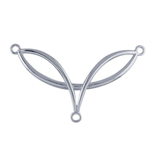 Sterling Silver Overlap Festoon Pendant