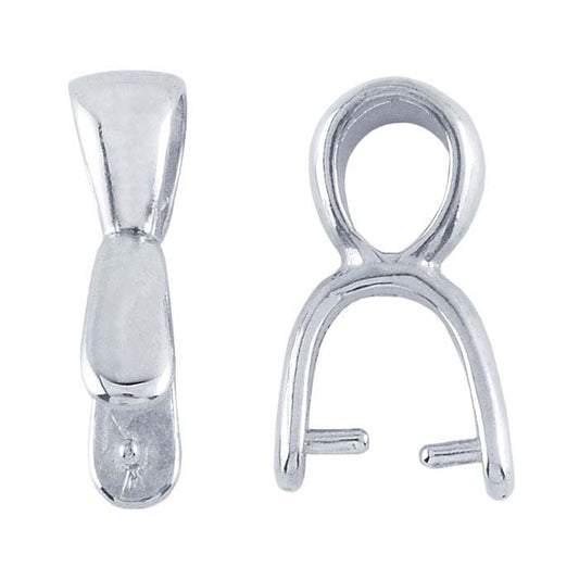 Sterling Silver Pinch Bail