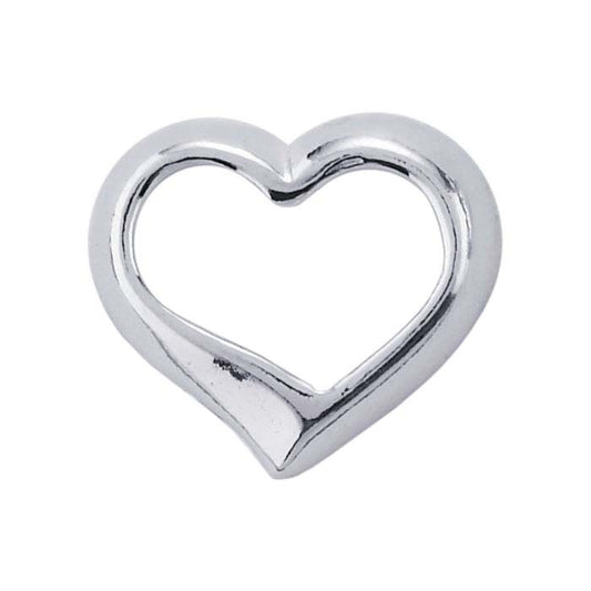 Sterling Silver Floating Heart Pendant