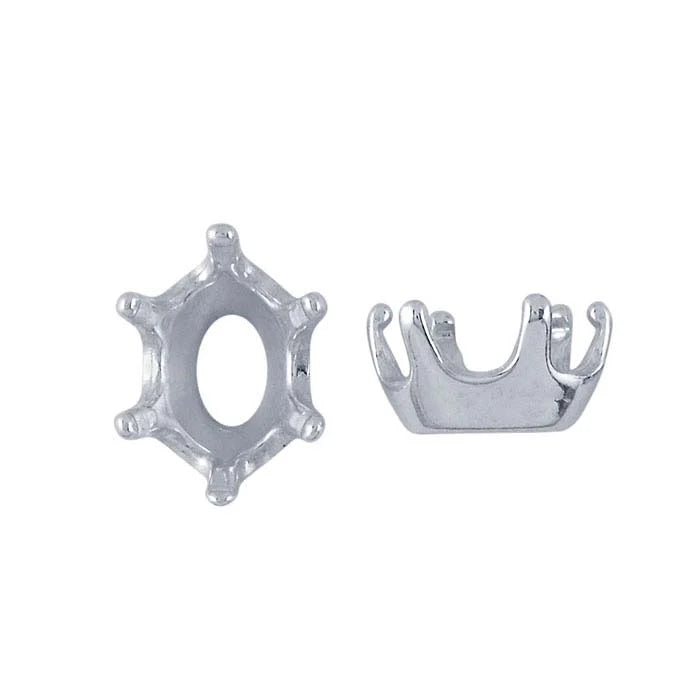 Oval ReadySet™ 6-Prong Setting