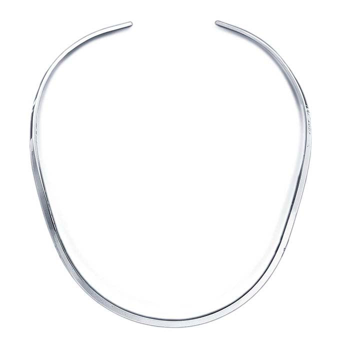 Sterling Silver 2.7mm Flat-Wire Neck Ring